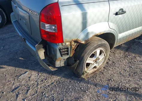 2006 Hyundai Tucson Gl from USA, damaged, VIN KM8JM12B16U438083